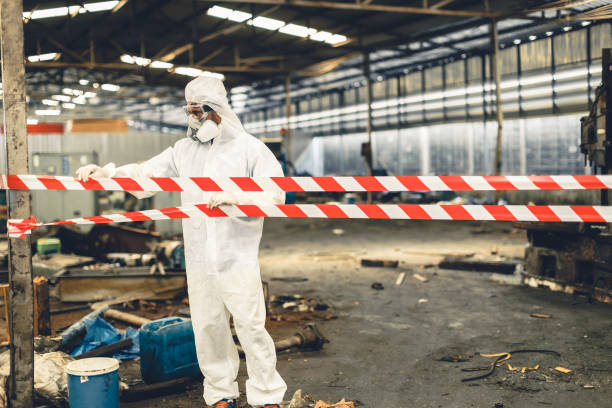 Professional Trauma Scene Cleanup technician working in Hanover, MD